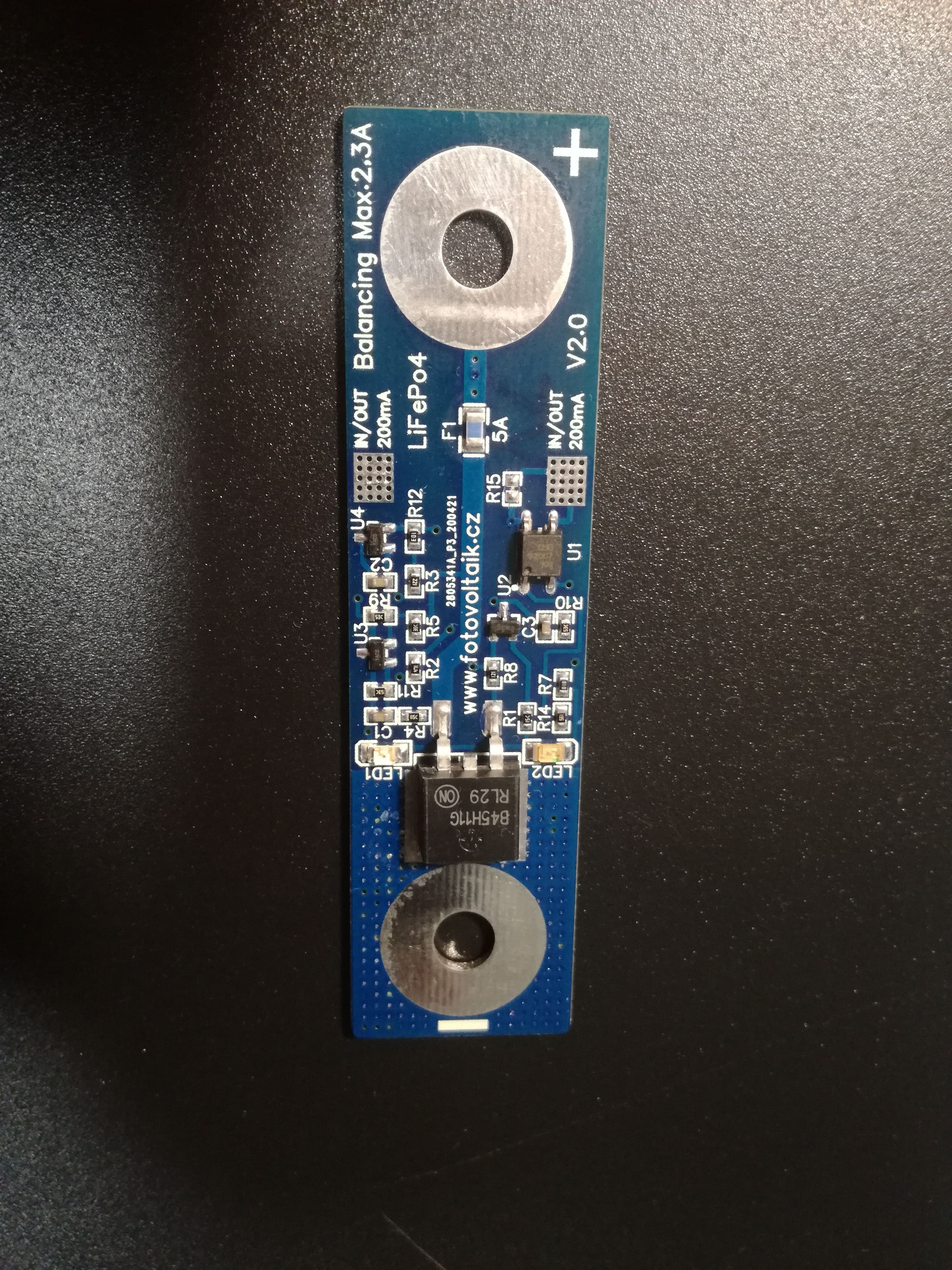 Pasivní balancer LiFePo4 - 2,3A - V2.0